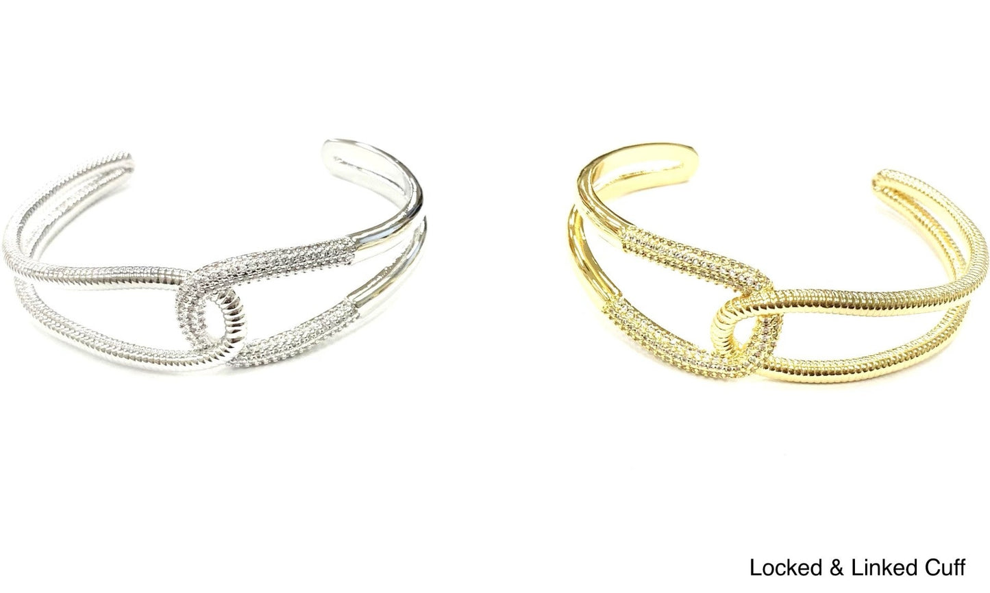 The Locked & Linked Cuff - 2 Colors