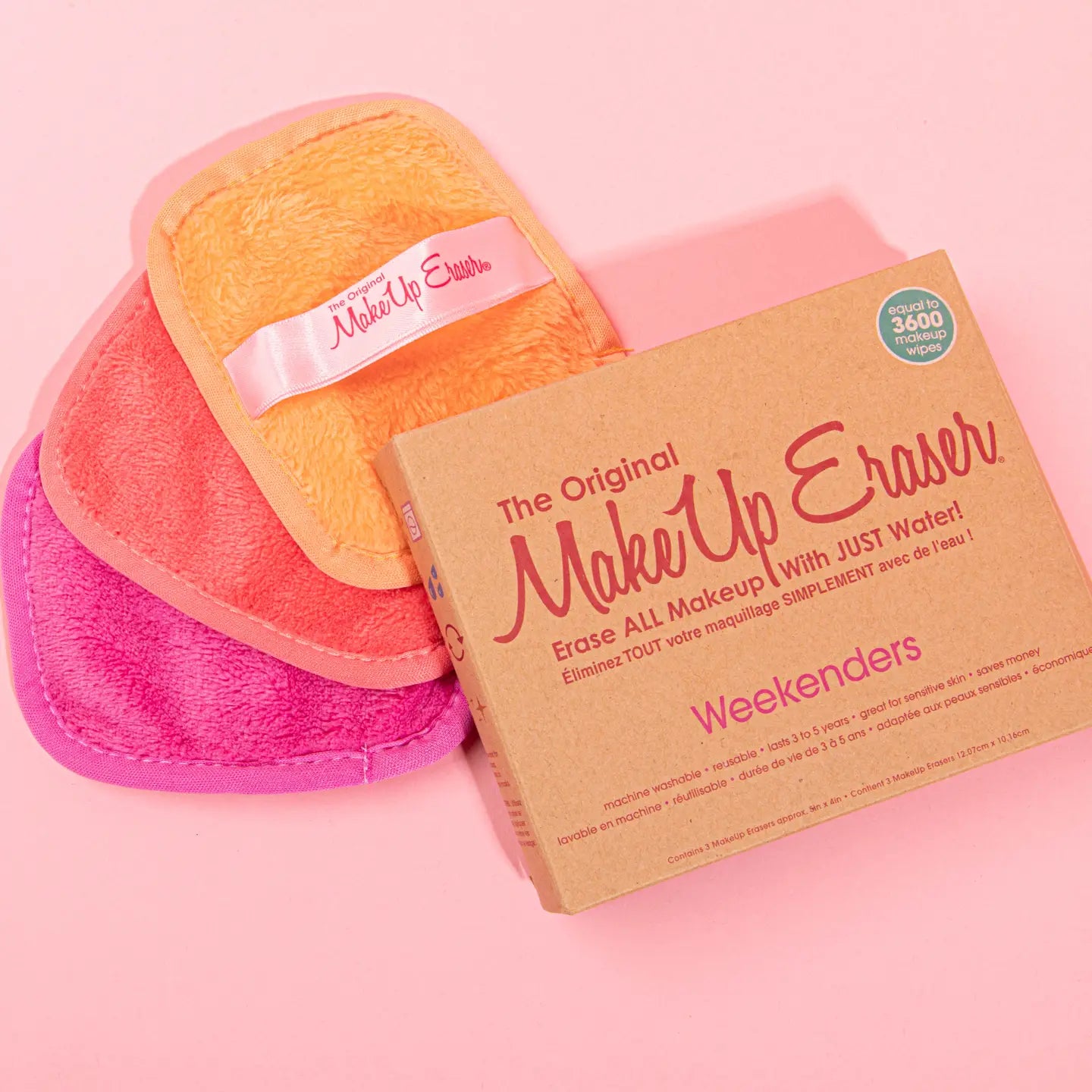 The Weekenders 3-Day Makeup Eraser Gift Set -2 Colors