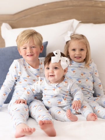 The Santa Baby Blue PJ’s-Baby/Kid