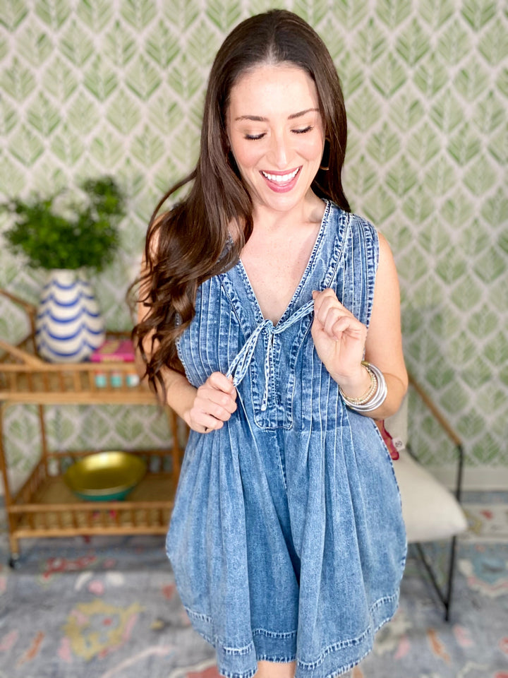 The Jack Denim Romper