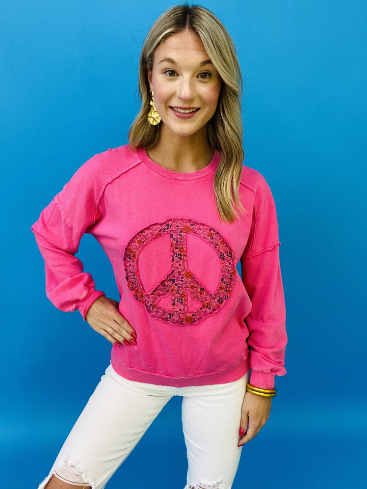 The Peace & Sunshine Pullover-All Sizes