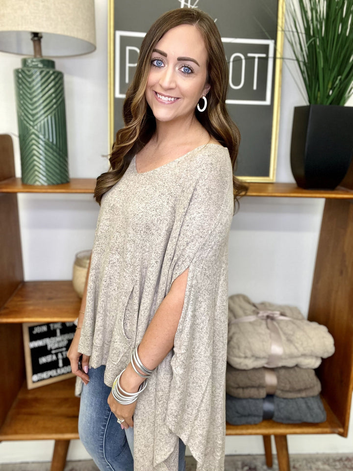 The Clair Heathered Top