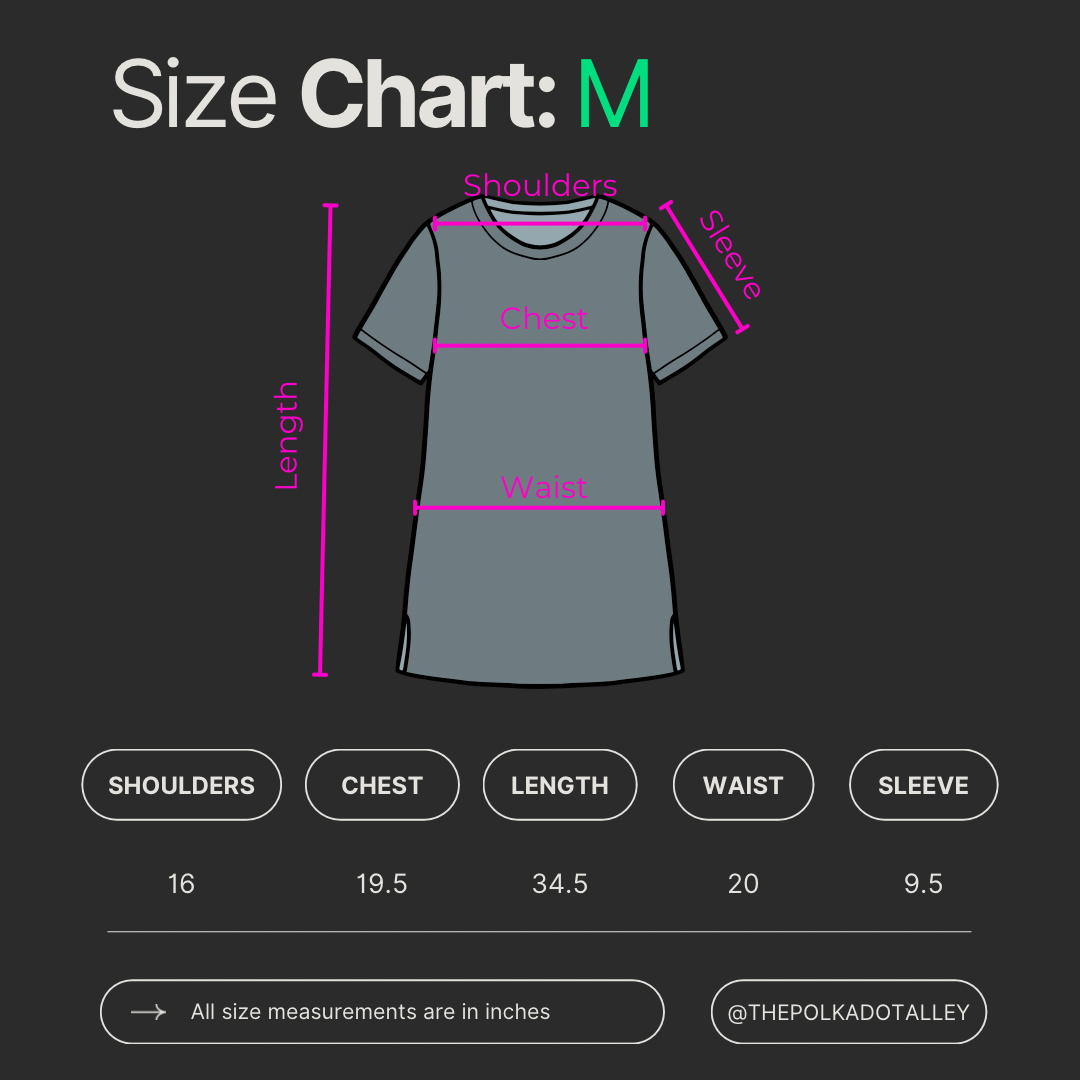 The Buckley T-Shirt Dress - 4 Colors/AS