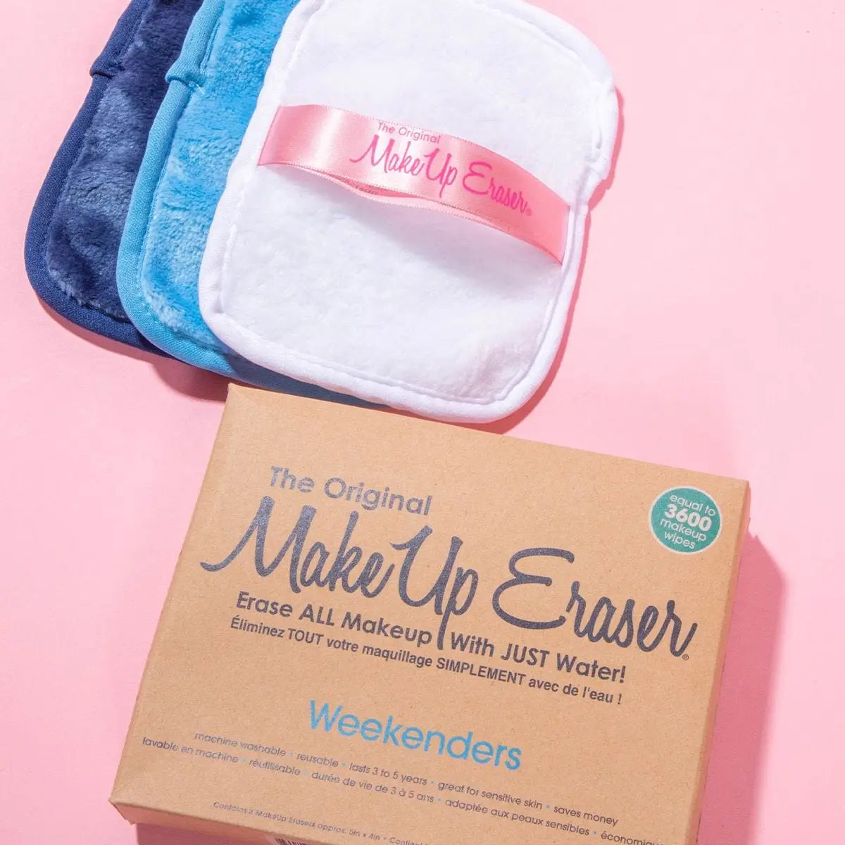 The Weekenders 3-Day Makeup Eraser Gift Set -2 Colors