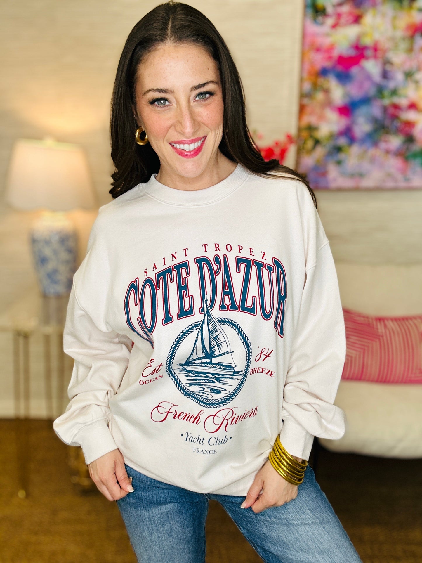 The Cote D'Azur Sweatshirt