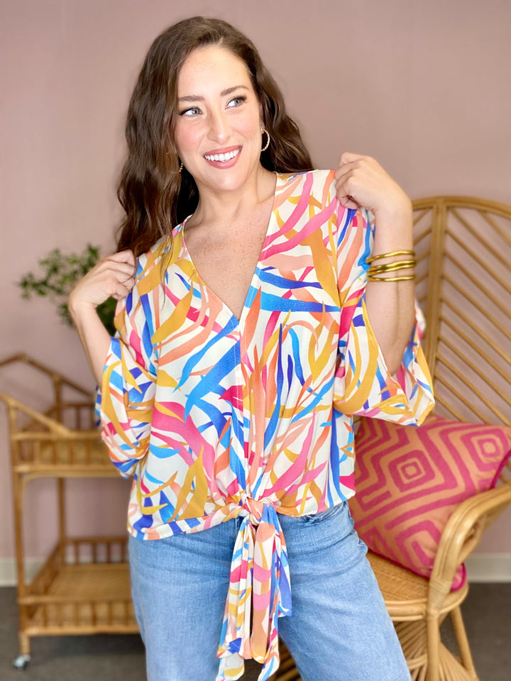 The Santorini Tie Top - AS