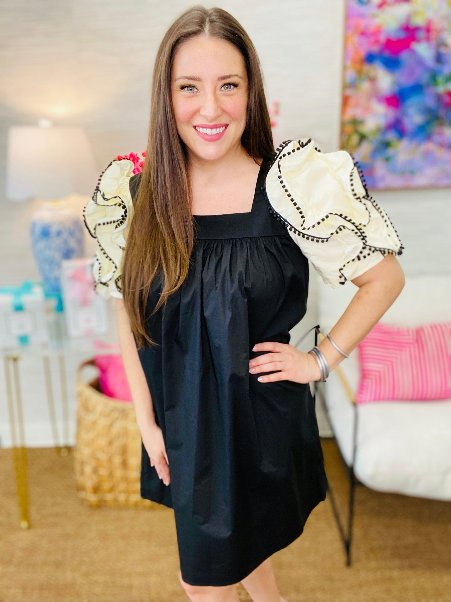 The Linlee Dress in Black