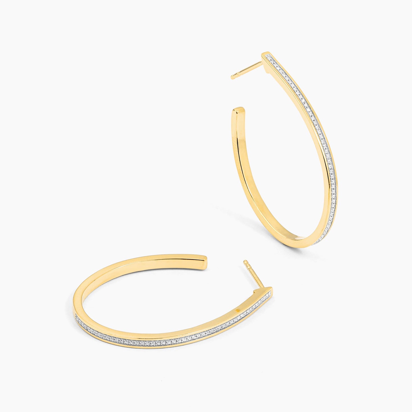 ES Rain Drop Hoop Earrings