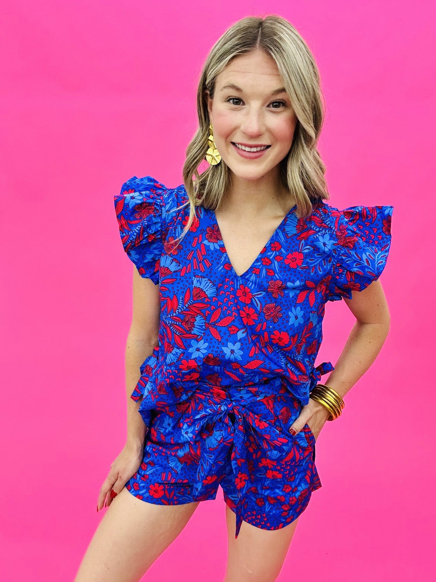 The Flutter Peplum Set