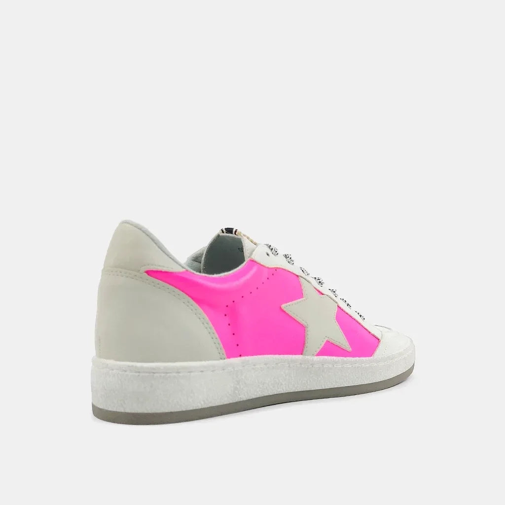 The Paz Neon Pink Sneaks