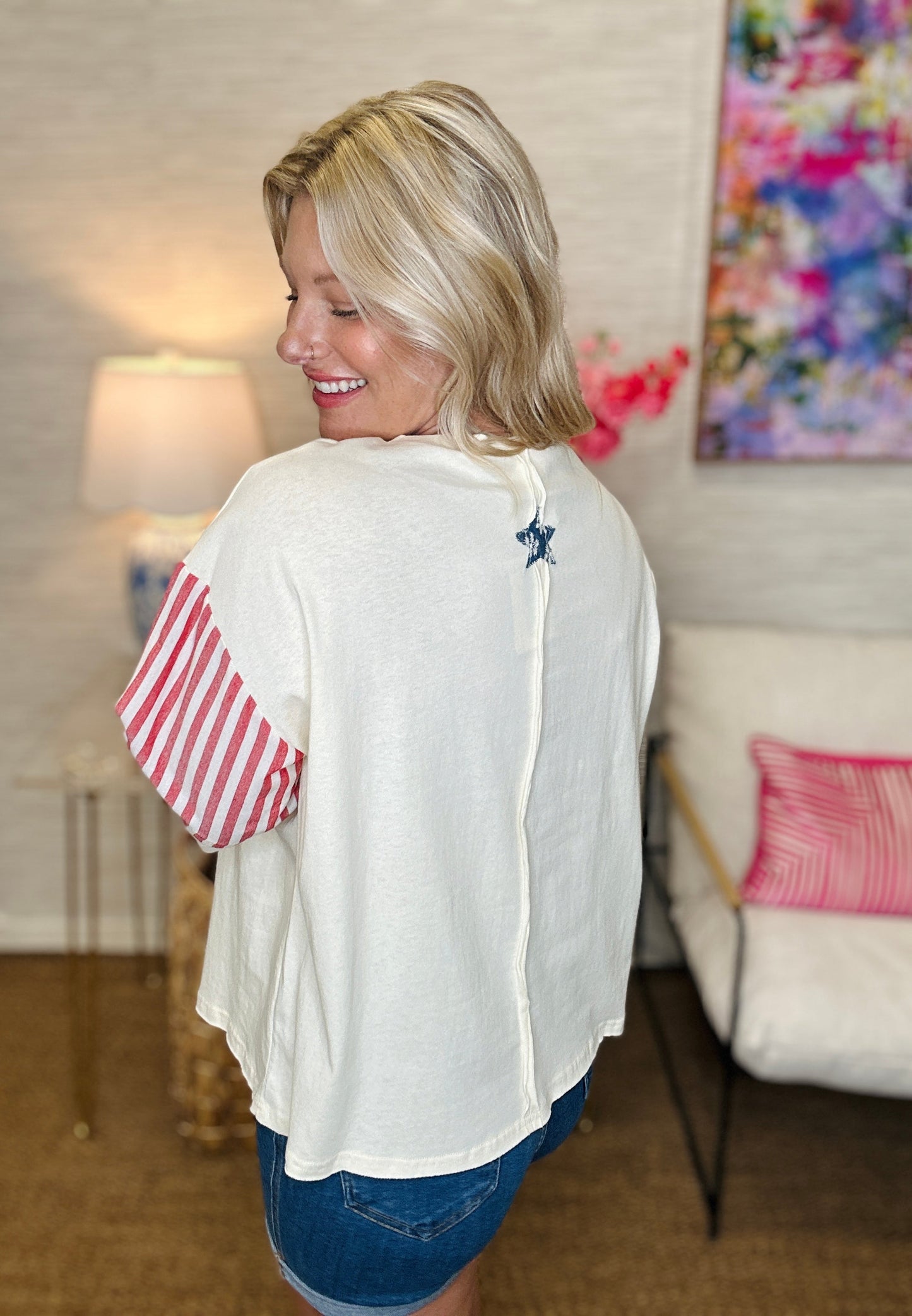 The Americana Puppy Tee