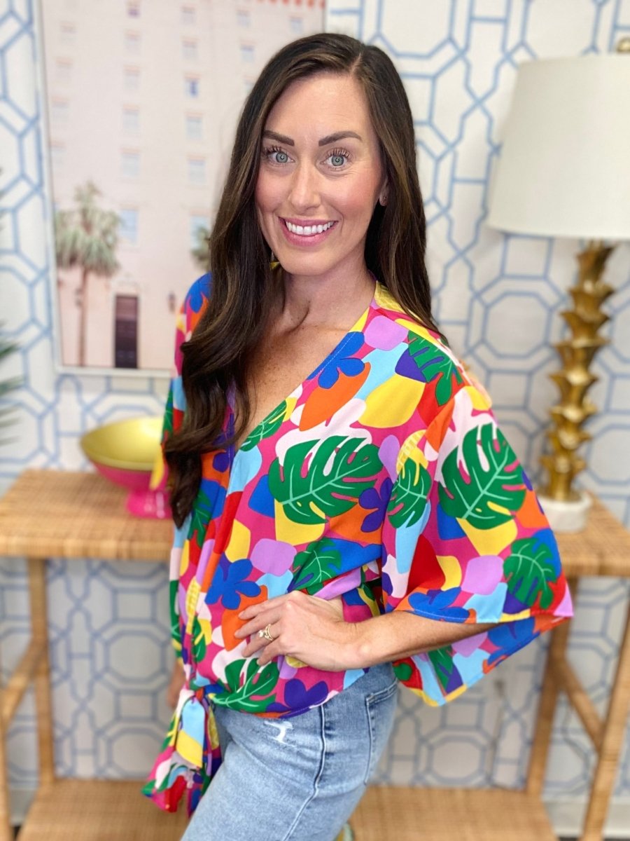 The Fruity Isle Tie Top