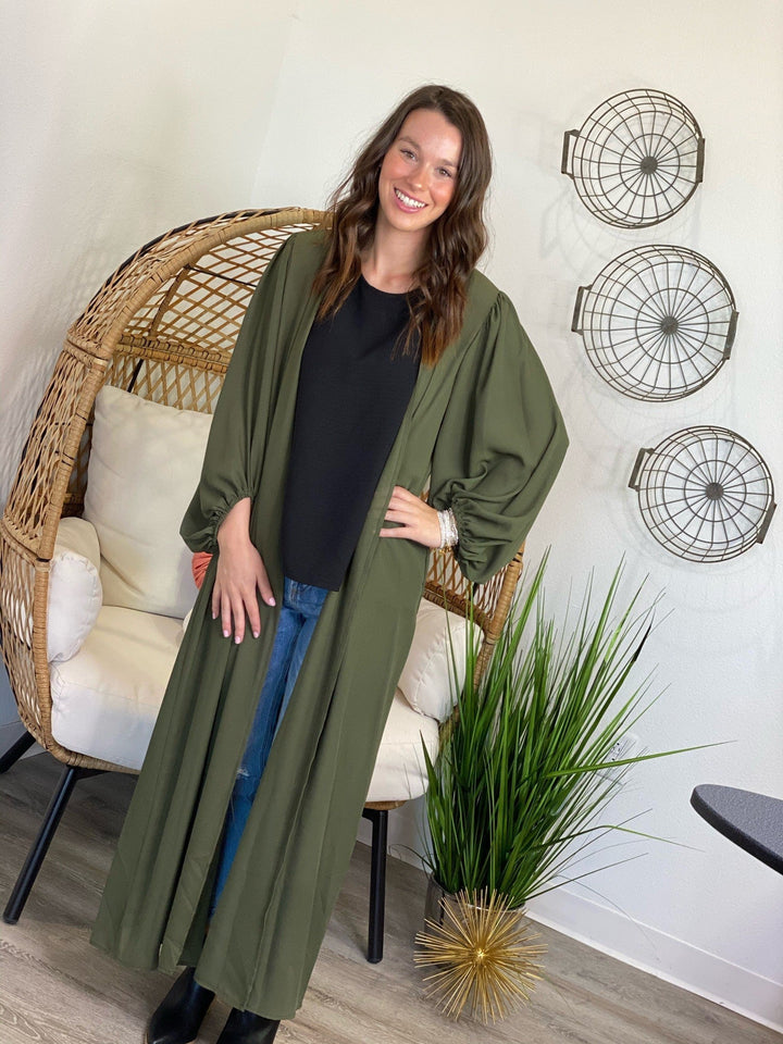 The Bubble Sleeve Duster - 3 Colors