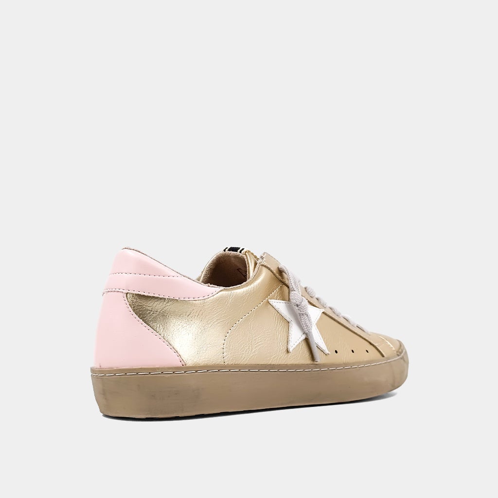 The Metallic Gold Paula Sneaks