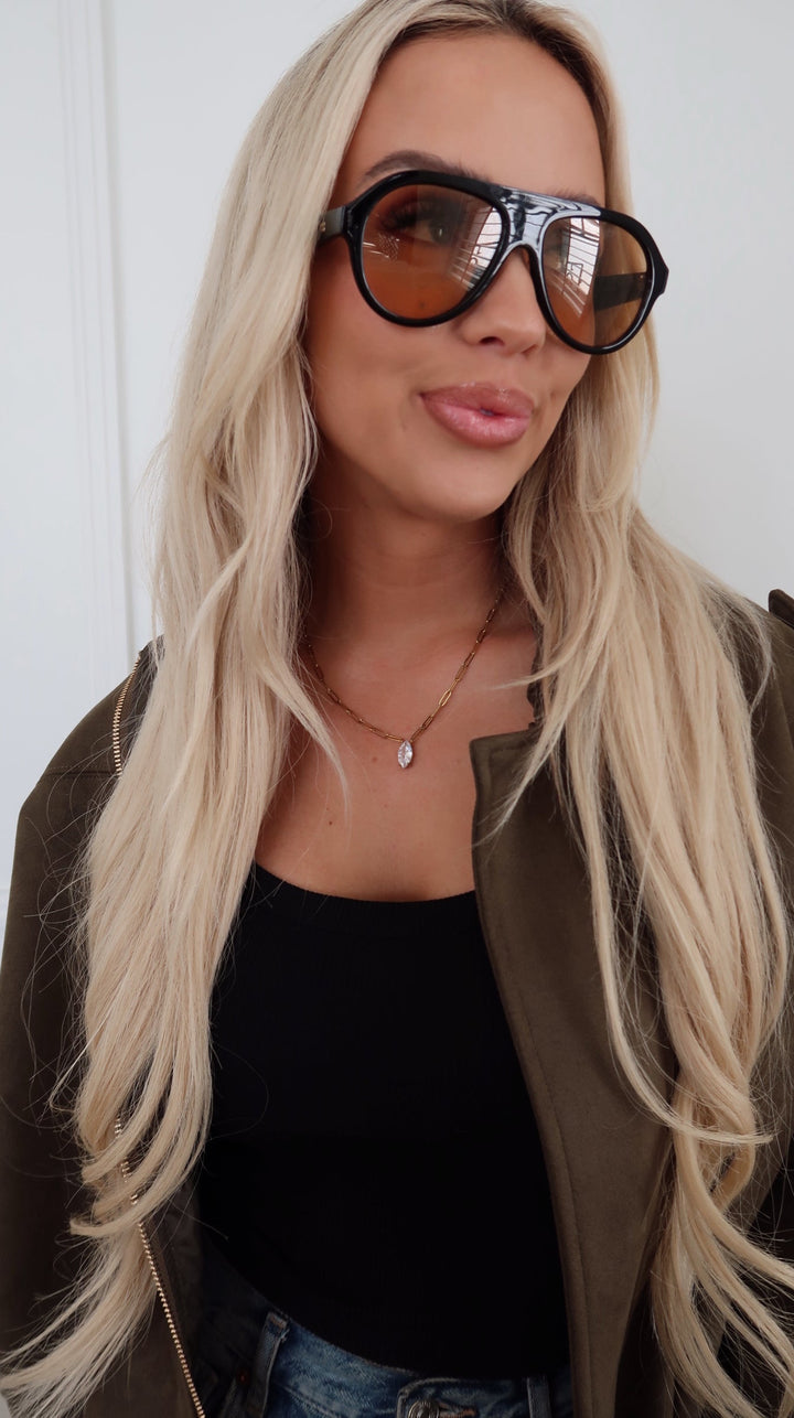 GOLD + DIAMOND PENDANT NECKLACE