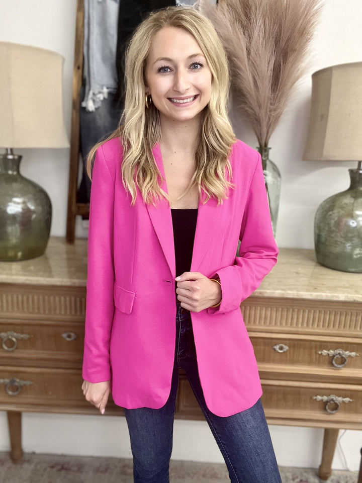 The Fuchsia Gal Blazer