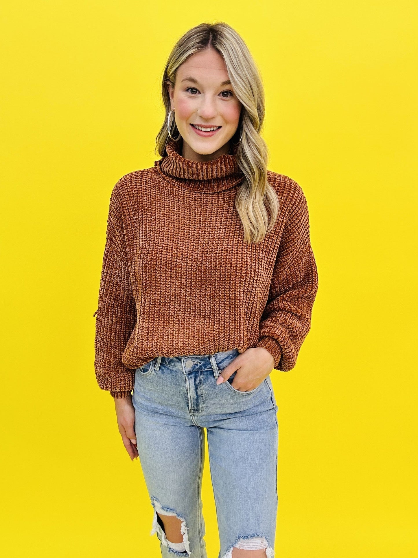 LD Steal #39 Chenille Cate Sweater-6 Colors *Final Sale*