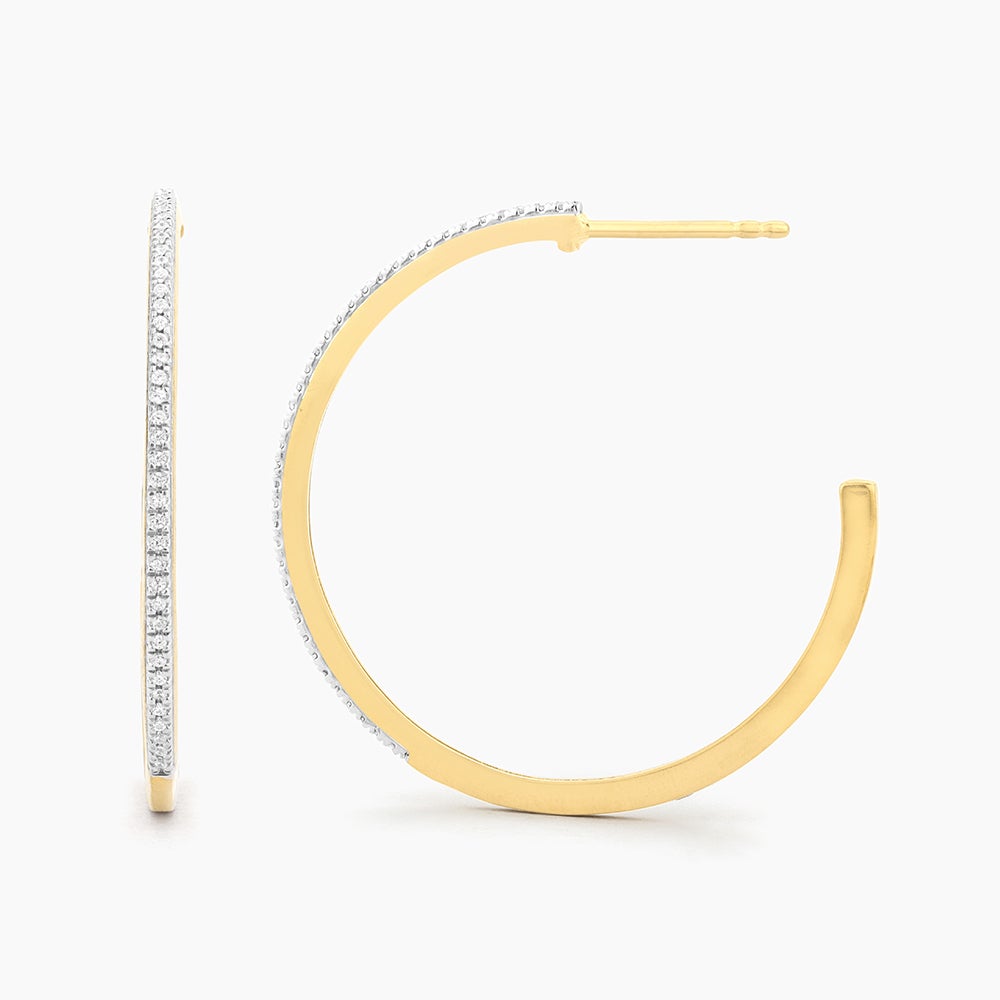 ES A Hoop Thing Medium Hoop Earrings
