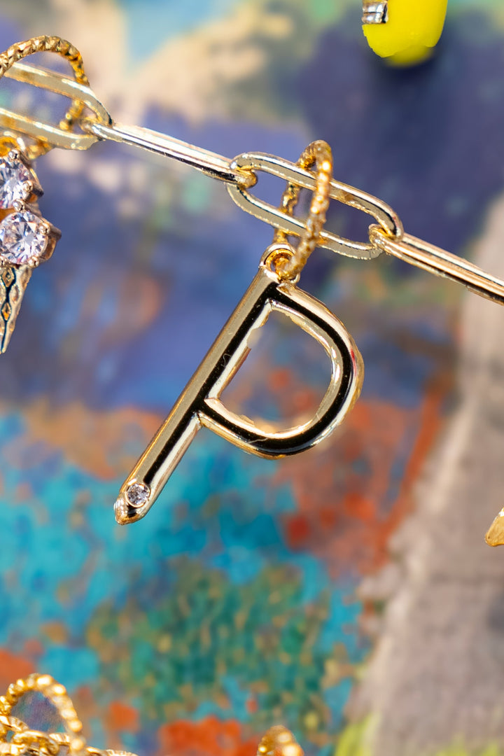 The Buckley Solid Initial Charms