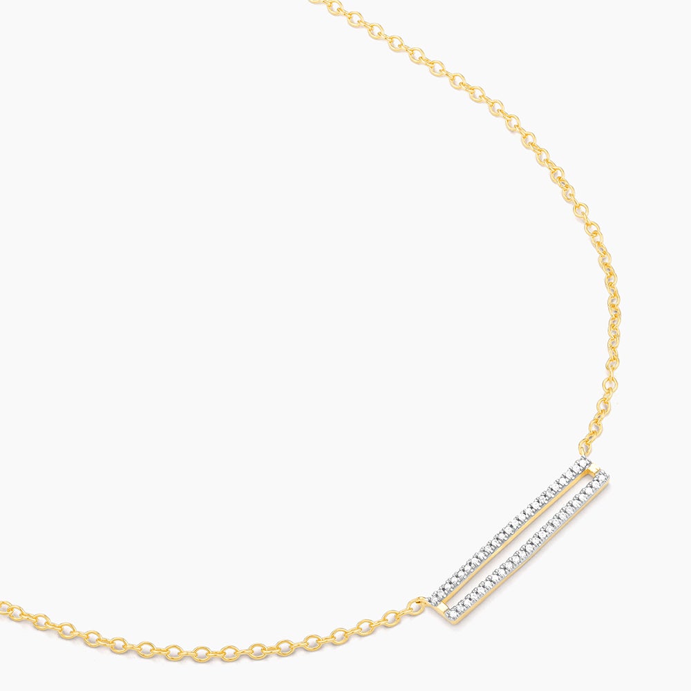 ES Set the Bar Pendant Necklace