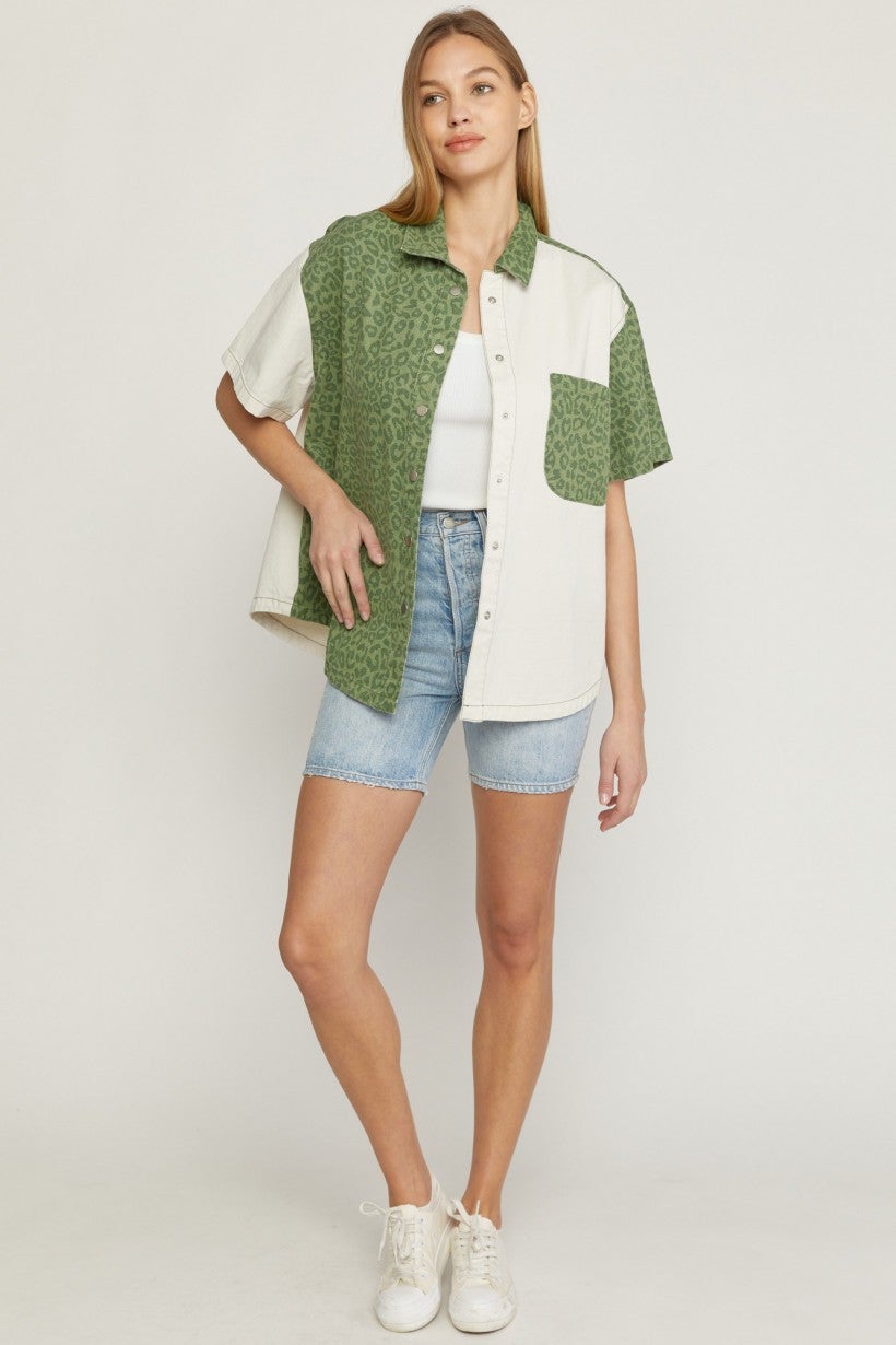 The Sarge Top in Green