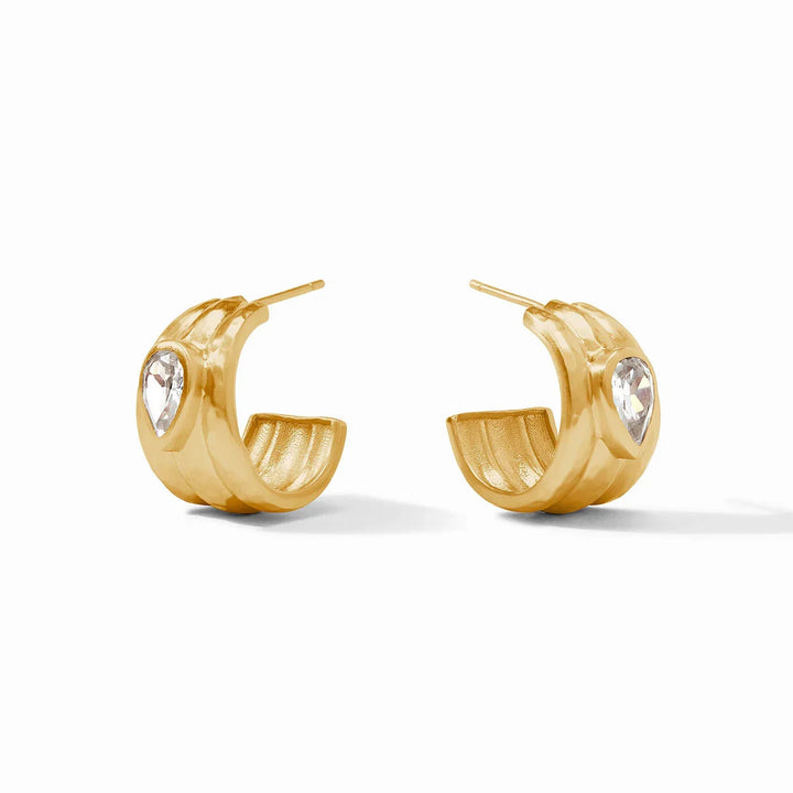 JV Cirque Stone Hoops