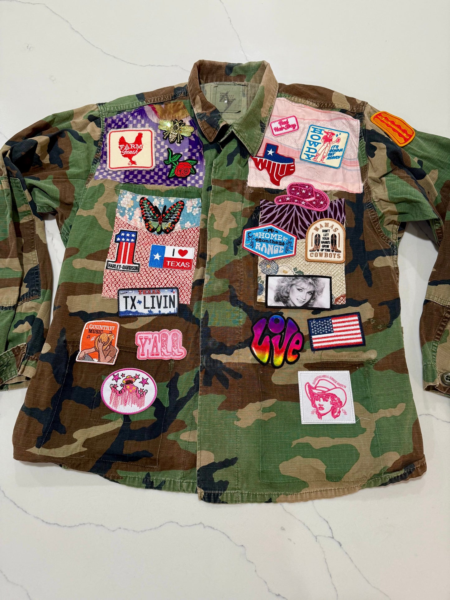 One of a Kind Vintage Camo Jackets