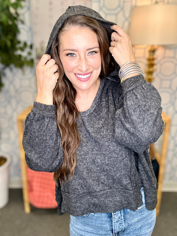 The STEAL Balloon Sleeve Hoodie in 3 Colors/AS