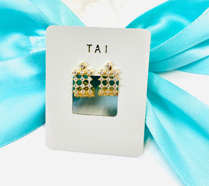 The Tai Multi Row CZ Huggies