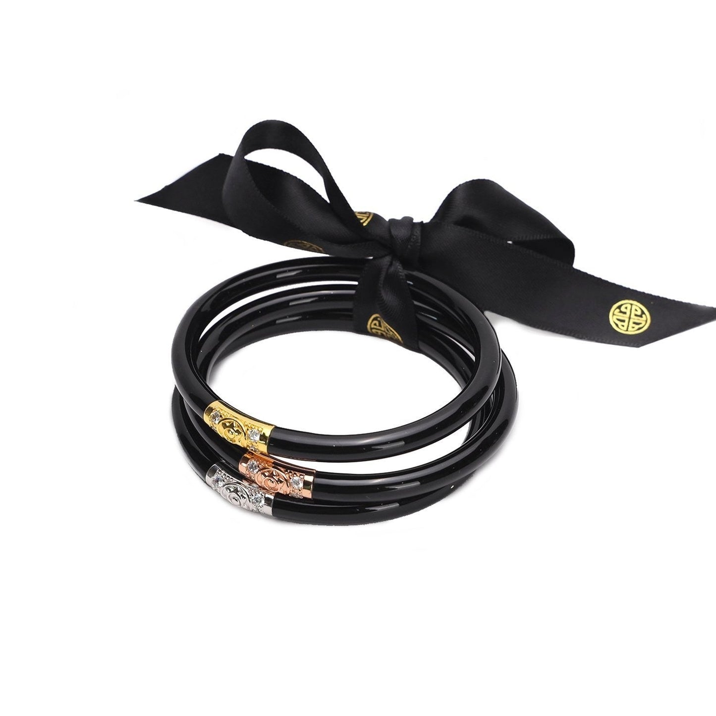 Black Three Kings Budha Bangles