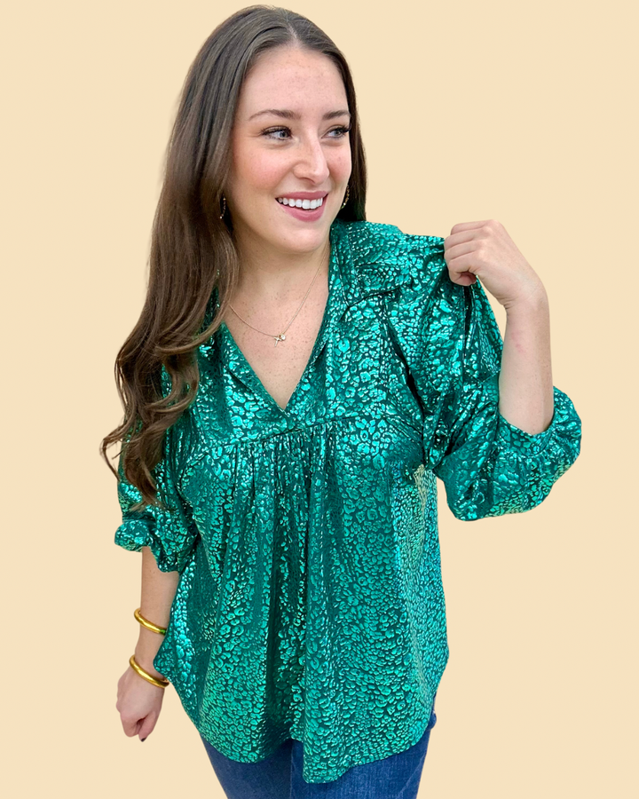 The Jade Cat Morgan Top - AS