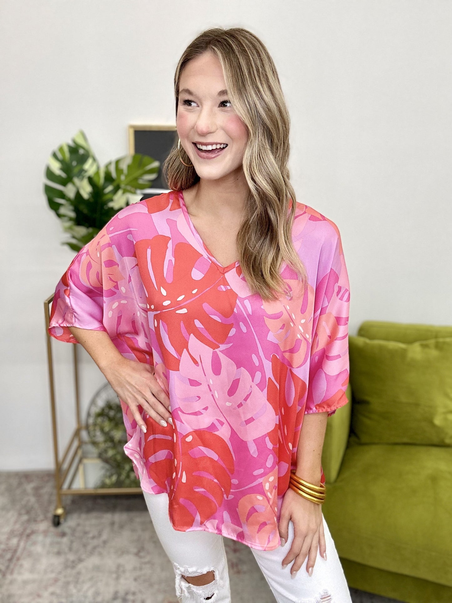 The Palm Beach Poncho Top