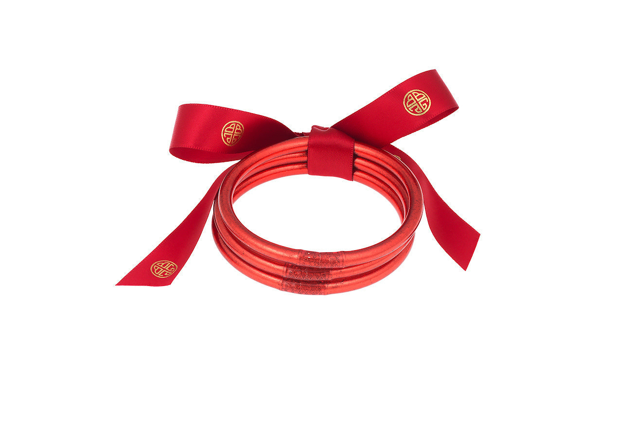 Budha Girl Bangles-Crimson