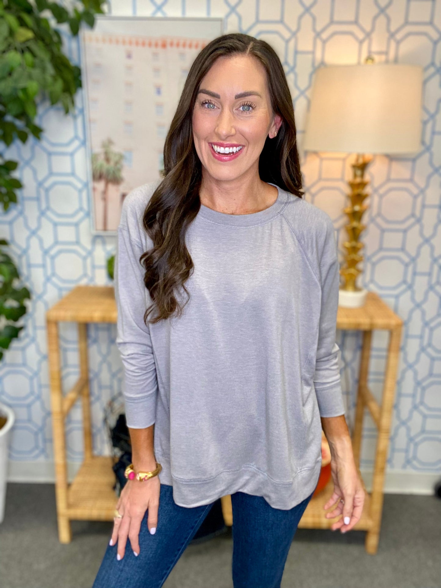 The Grey Gregory Top