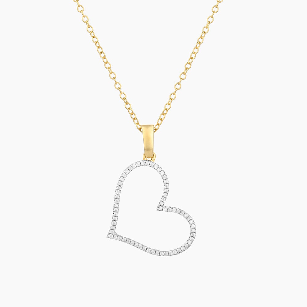 ES Genuine Heart Pendant Necklace