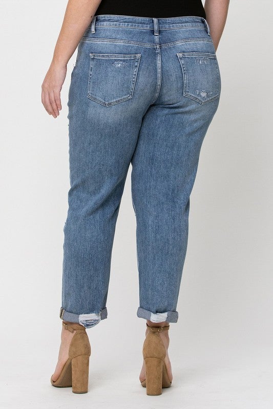 The Curvy Quinn Boyfriend Jeans