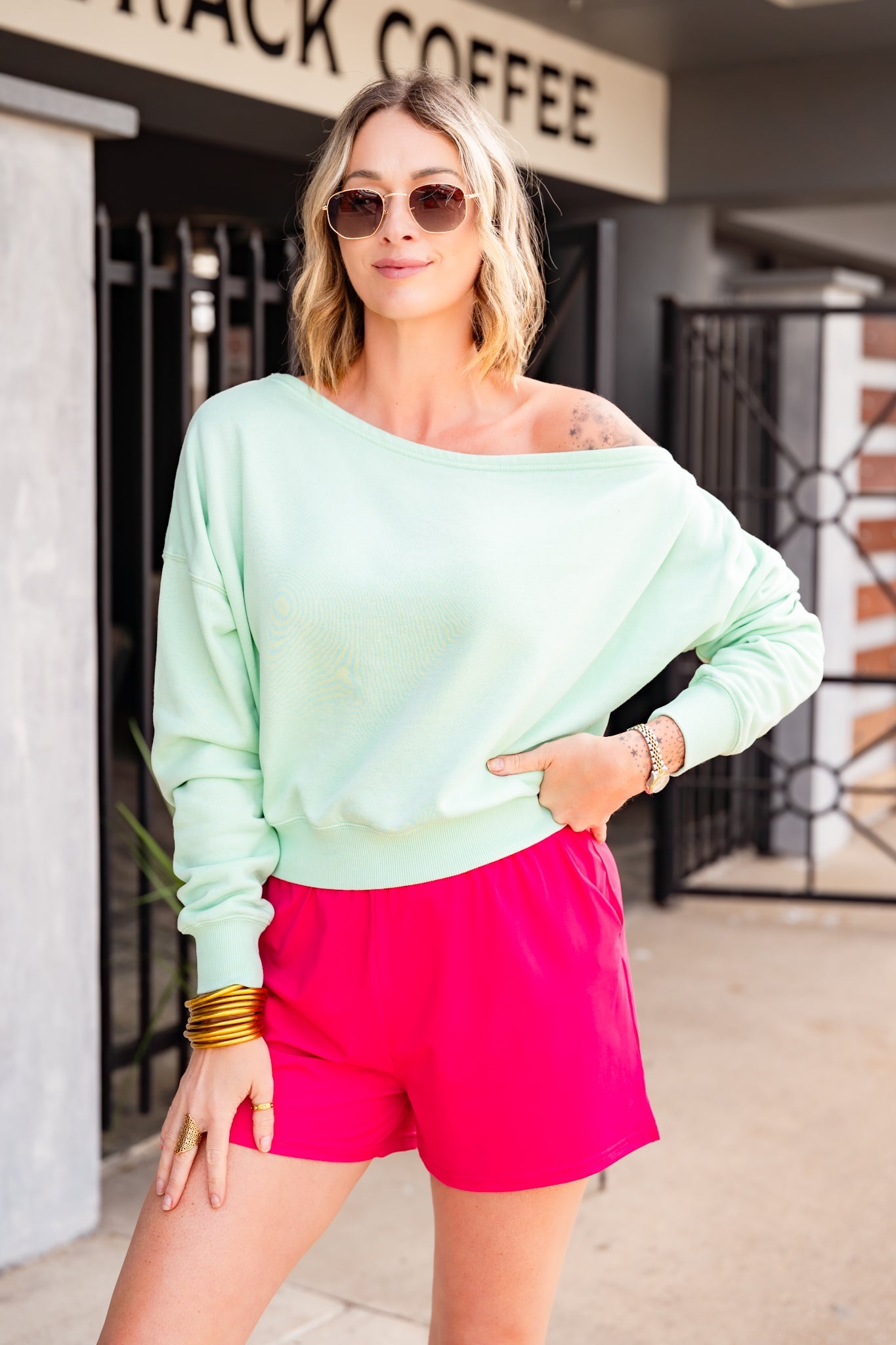 The Buckley Kat Slouch Pullover-5 Colors