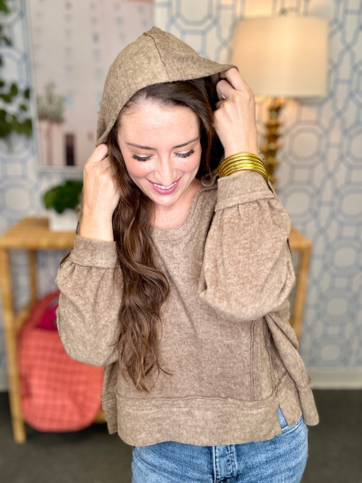 The STEAL Balloon Sleeve Hoodie in 3 Colors/AS