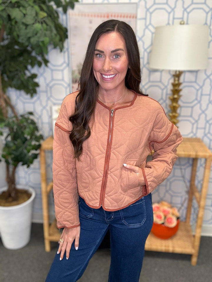 The Illa Jacket in Rust