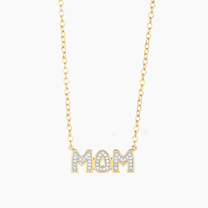 ES Best Mom In The World Pendant Necklace