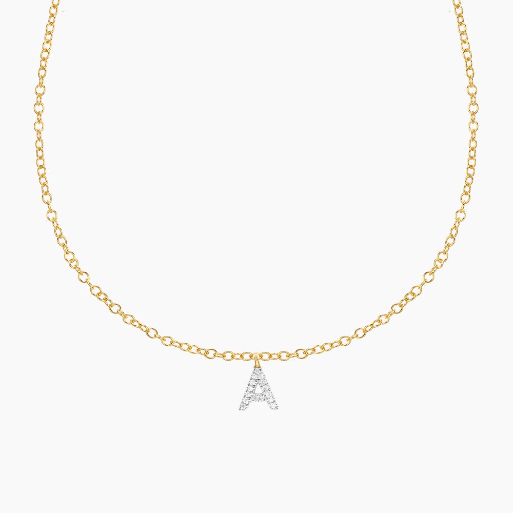 ES Custom Name Charm Necklace
