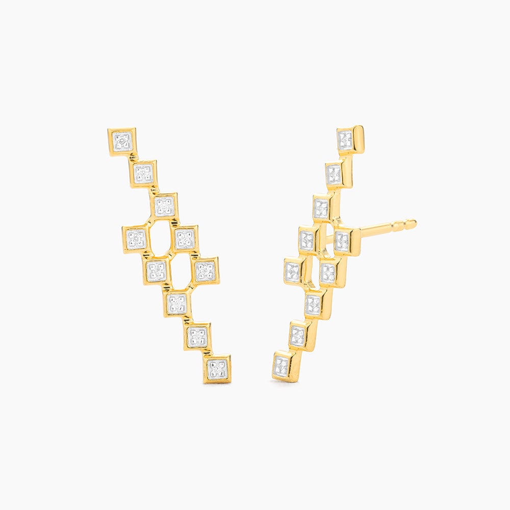 ES Thunderbolt Stud Earrings