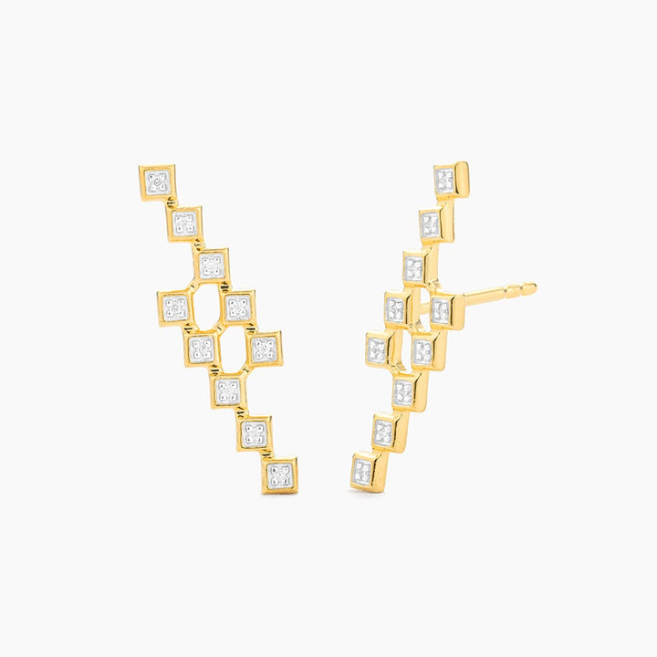 ES Thunderbolt Stud Earrings