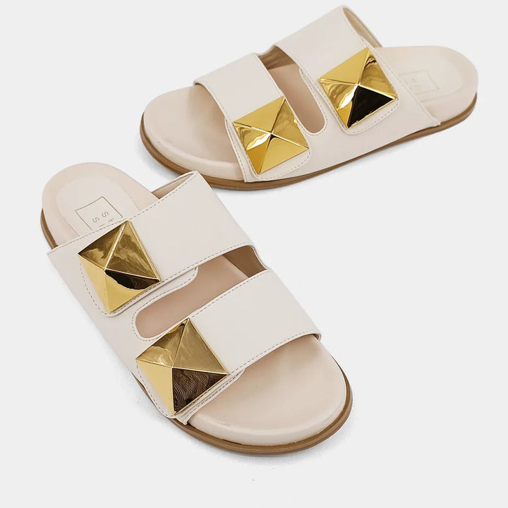 The Beige Bernarda Sandals