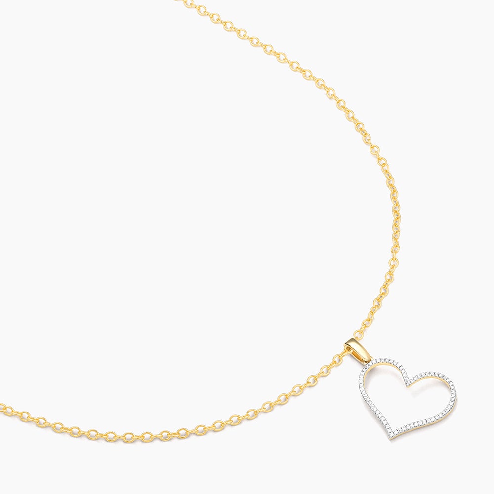 ES Genuine Heart Pendant Necklace