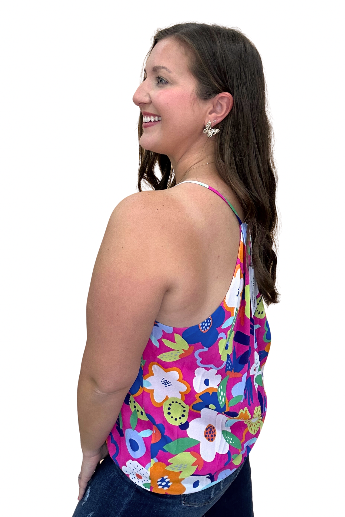 The Flower Bomb Lined Tank - AS