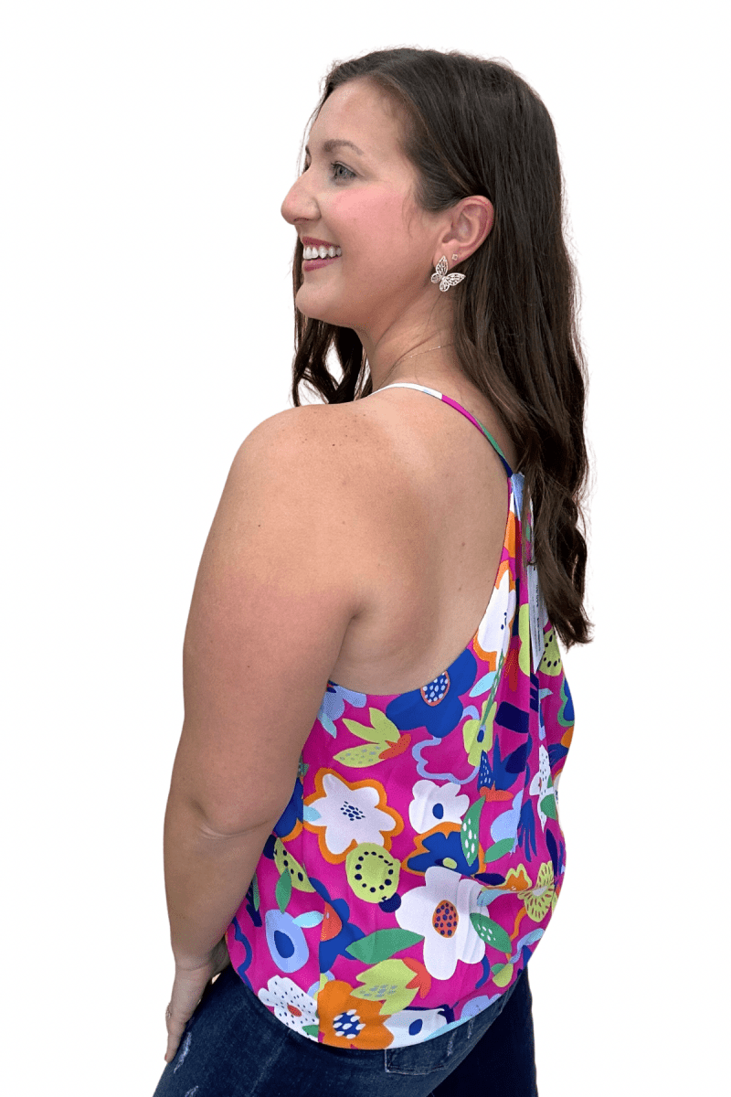 The Flower Bomb Lined Tank - AS