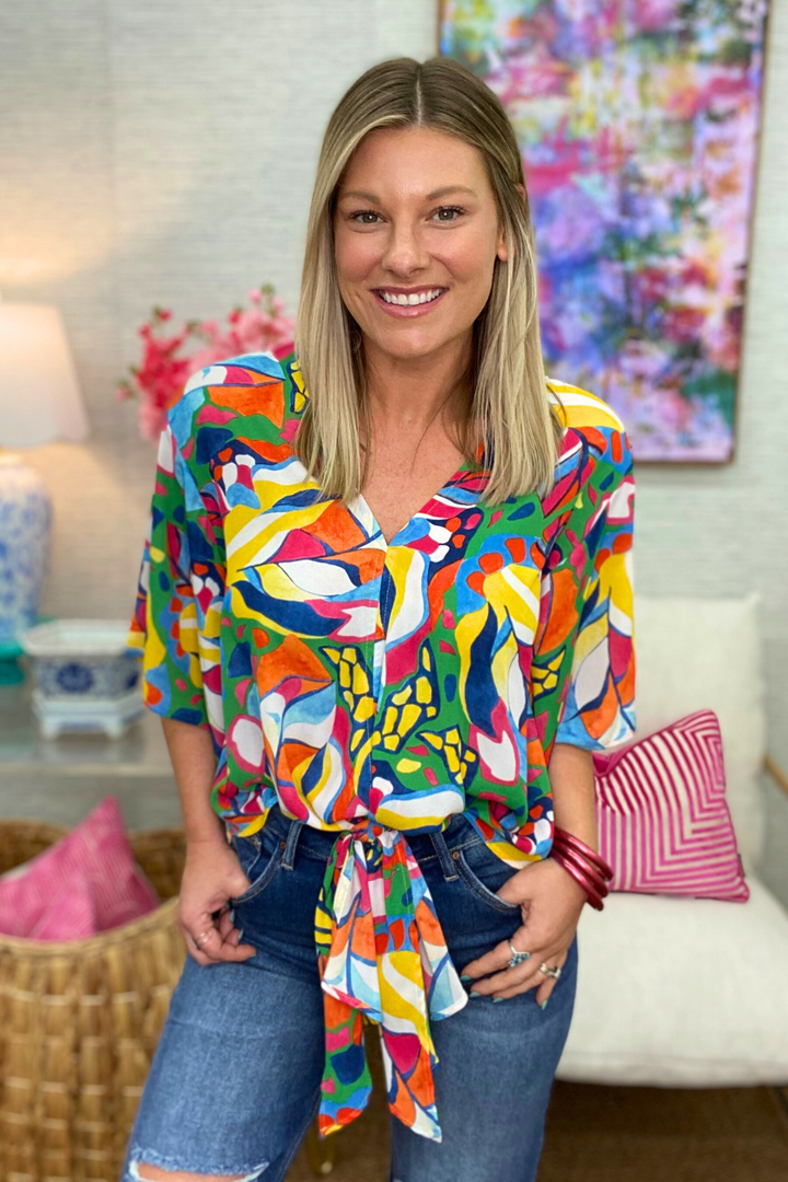 The Running Wild Tie Top