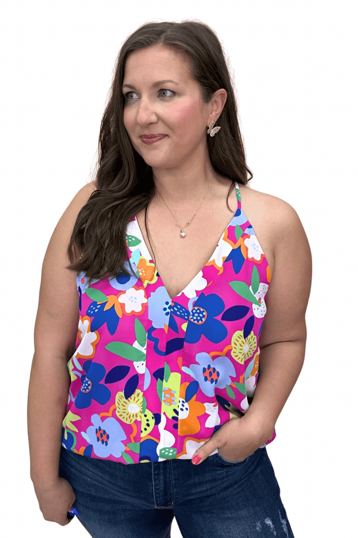 The Flower Bomb Lined Tank - AS