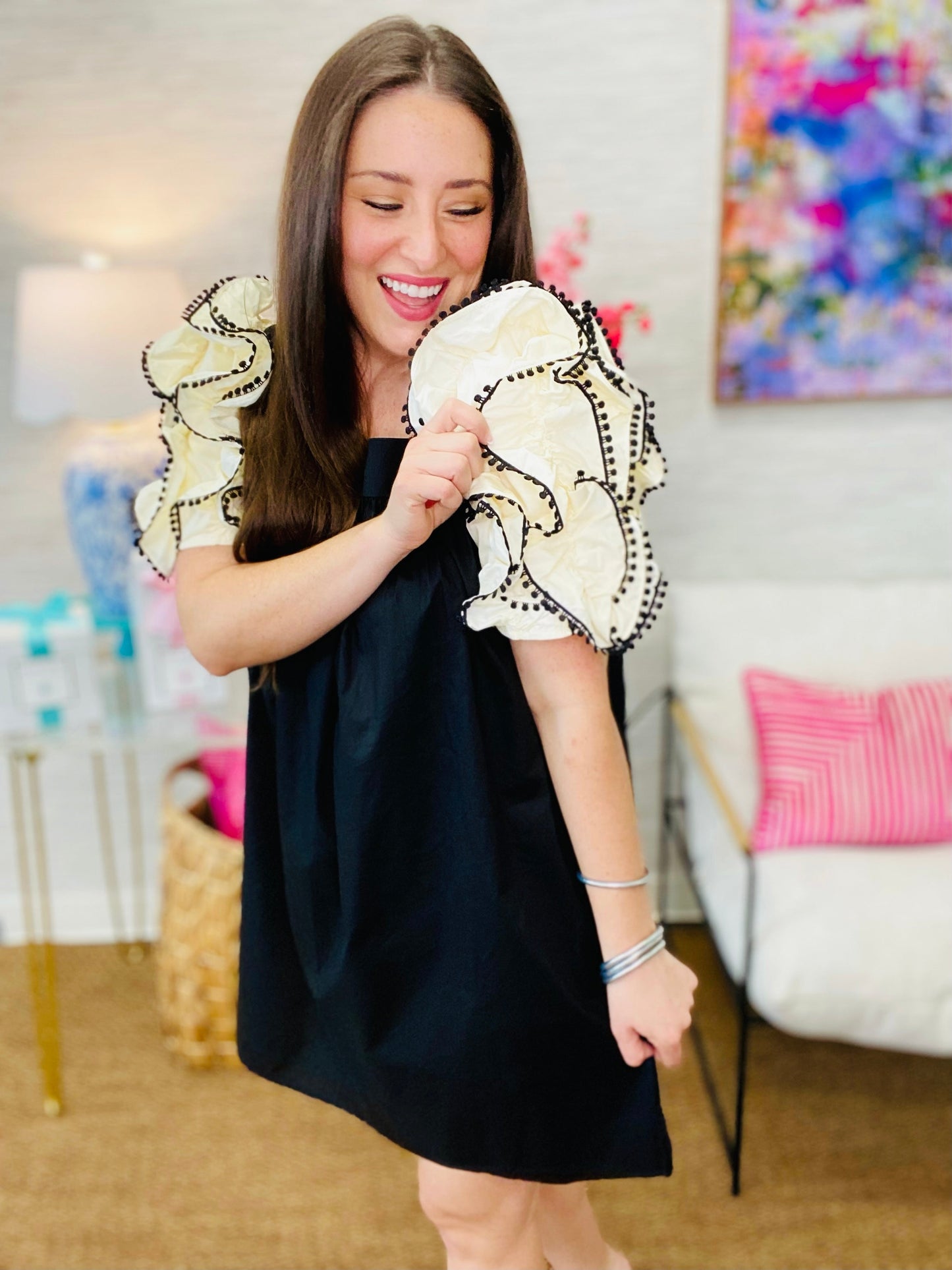 The Linlee Dress in Black